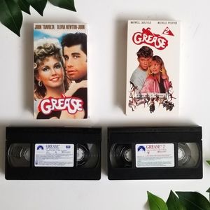 Grease 1 & 2 on VHS